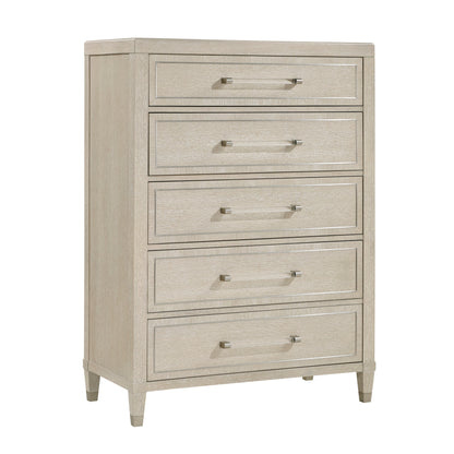 Genoa Light Oak Upholstered Storage Platform Bedroom Set from Homelegance - Luna Furniture