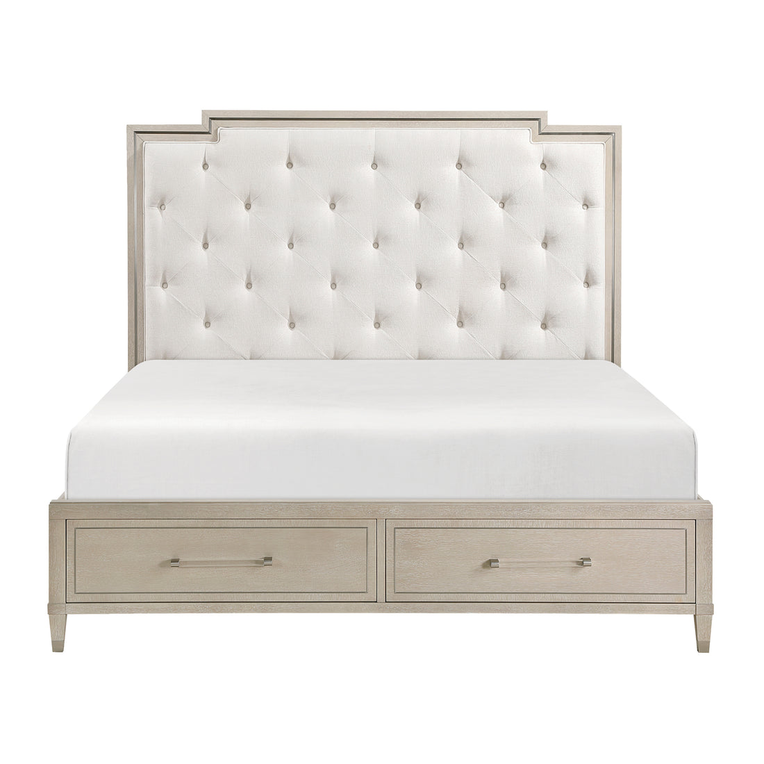 1312K-1EK* (3) Eastern King Platform Bed with Footboard Storage - 1312K-1EK*