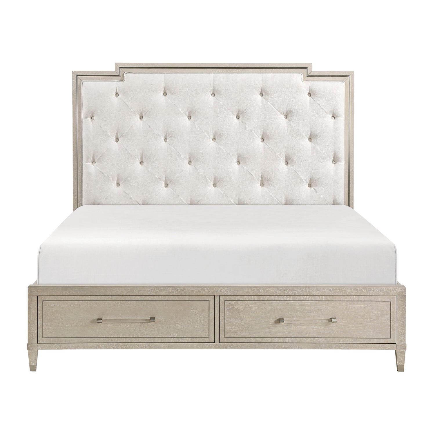 1312K-1EK* (3) Eastern King Platform Bed with Footboard Storage - 1312K-1EK*