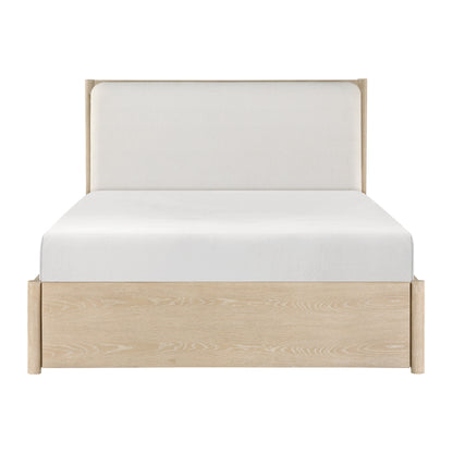 1313N-1* (3) Queen Platform Bed with Footboard Storage - Luna Furniture