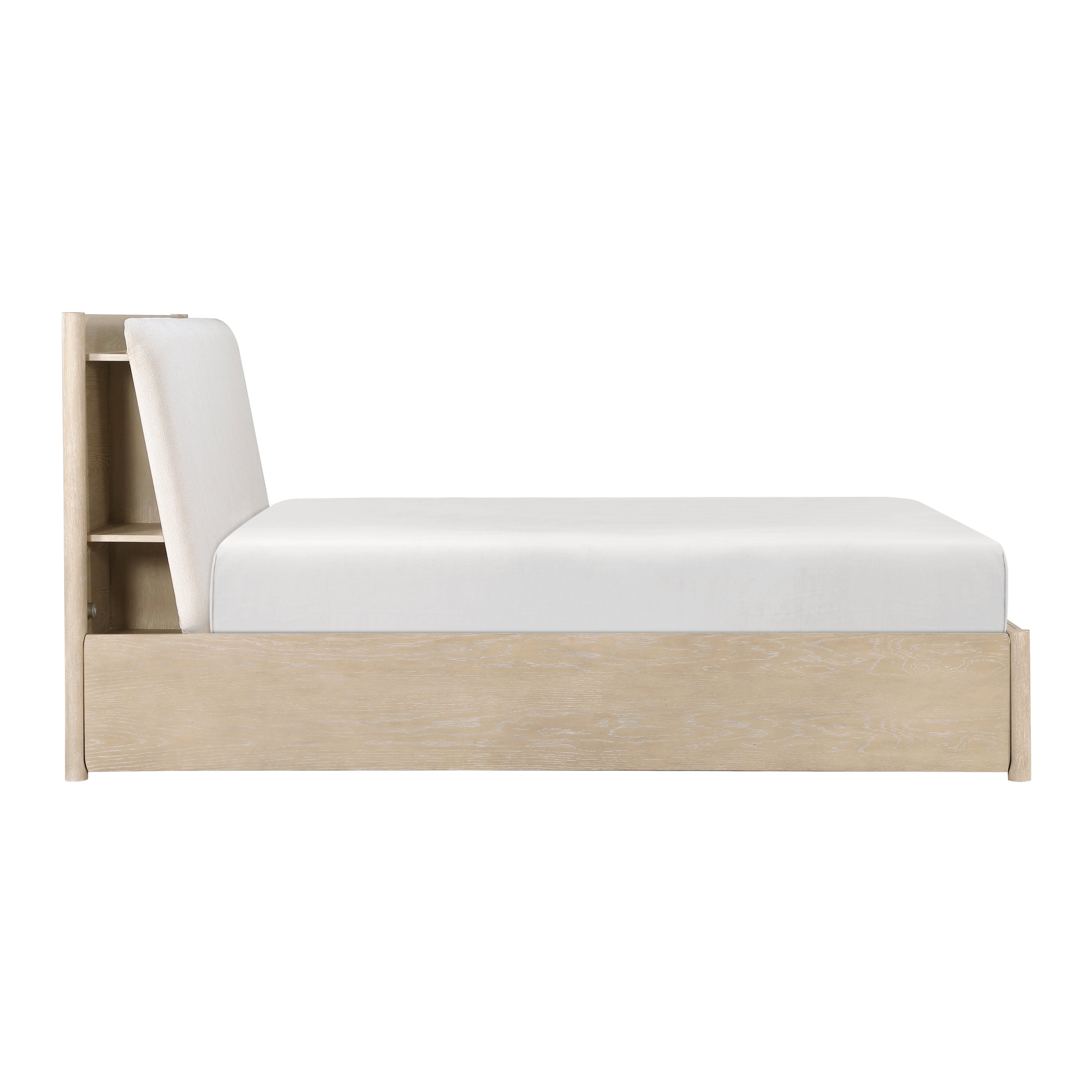 1313N-1* (3) Queen Platform Bed with Footboard Storage - Luna Furniture