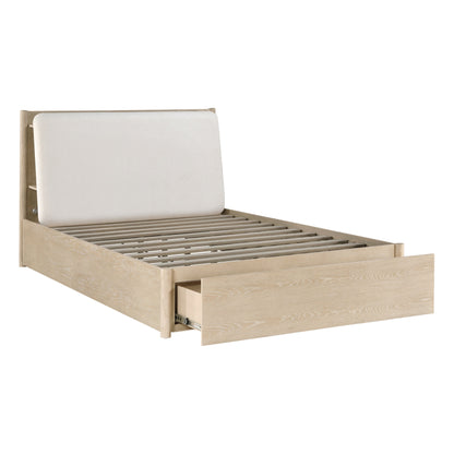 1313N-1* (3) Queen Platform Bed with Footboard Storage - Luna Furniture