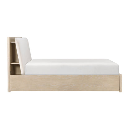 1313NK-1EK* (3) Eastern King Platform Bed with Footboard Storage - Luna Furniture