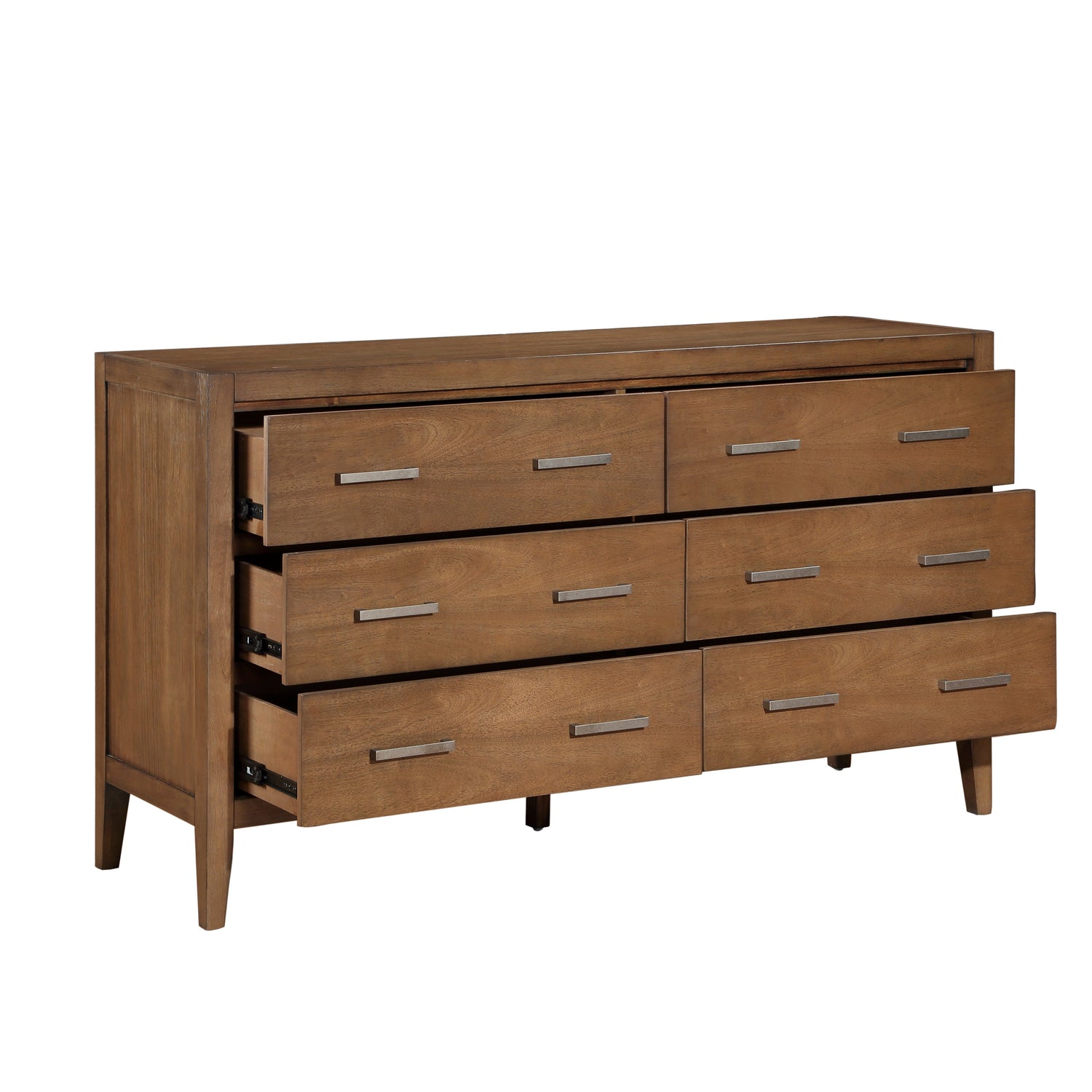 Evans Wire Brushed Light Brown Bedroom Set from Homelegance - Luna Furniture