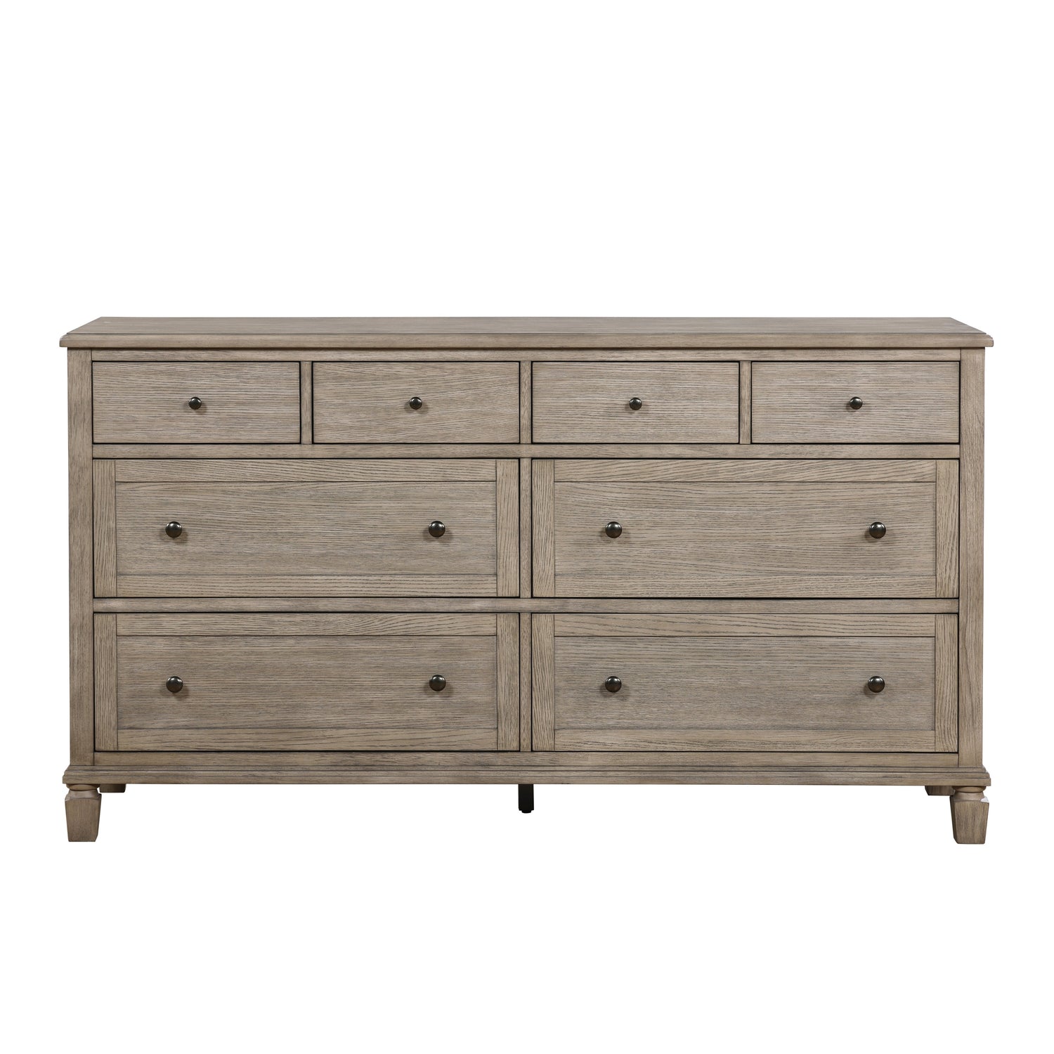 Marceline Gray Oak Canopy Platform Bedroom Set from Homelegance - Luna Furniture