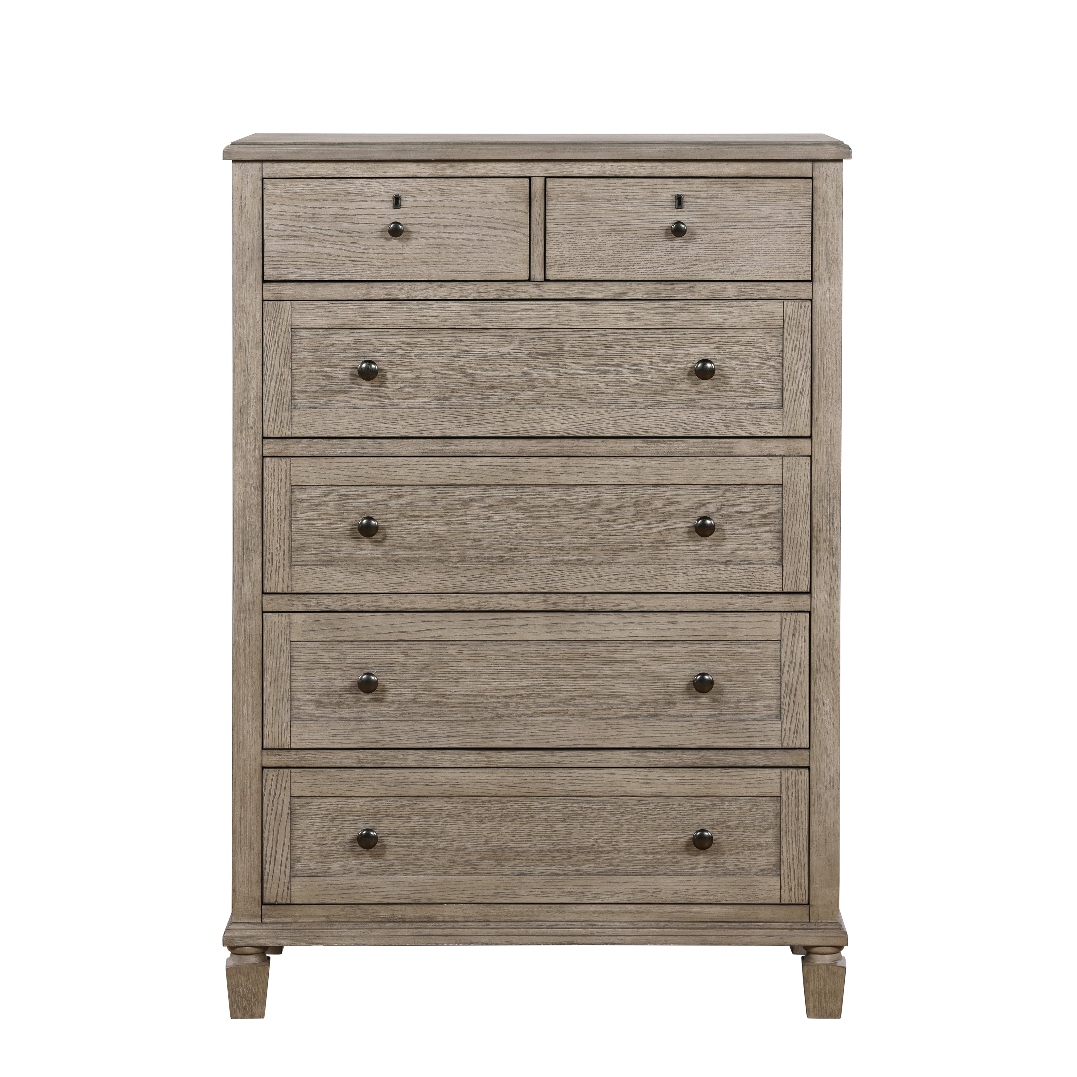Marceline Gray Oak Canopy Platform Bedroom Set from Homelegance - Luna Furniture