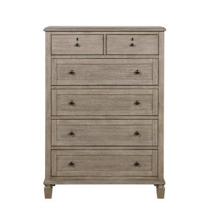 Marceline Gray Oak Canopy Platform Bedroom Set from Homelegance - Luna Furniture