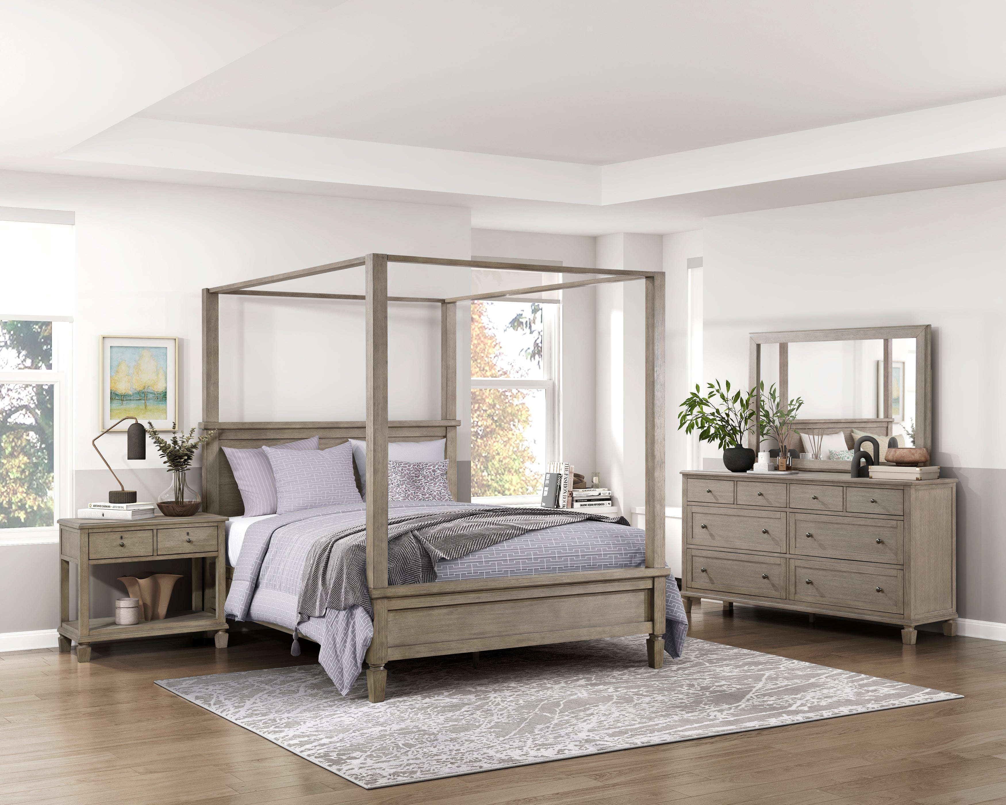 1316K-1EK* (3) Eastern King Platform Bed - 1316K-1EK*
