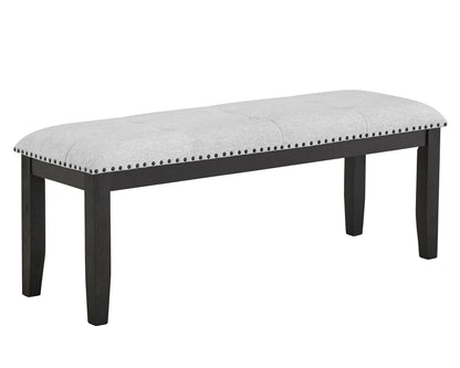 Varley Light Gray Genuine Marble Dining Set from Crown Mark - Luna Furniture