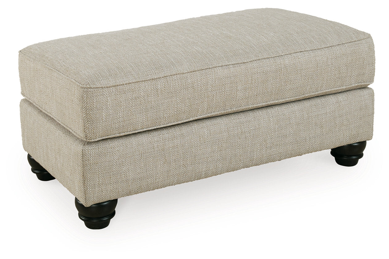 Asanti Fog Oversized Chair and Ottoman -  Ashley - Luna Furniture