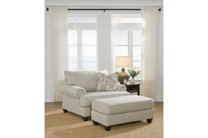 Asanti Fog Sofa, Loveseat, Oversized Chair and Ottoman -  Ashley - Luna Furniture