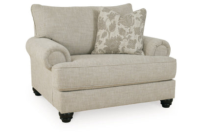 Asanti Fog Sofa, Loveseat, Oversized Chair and Ottoman -  Ashley - Luna Furniture