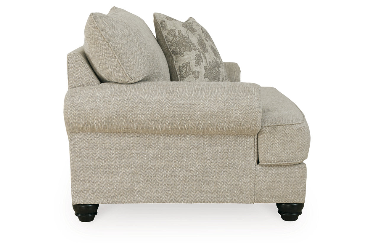 Asanti Fog Sofa, Loveseat, Oversized Chair and Ottoman -  Ashley - Luna Furniture