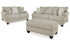Asanti Fog Sofa, Loveseat and Ottoman -  Ashley - Luna Furniture