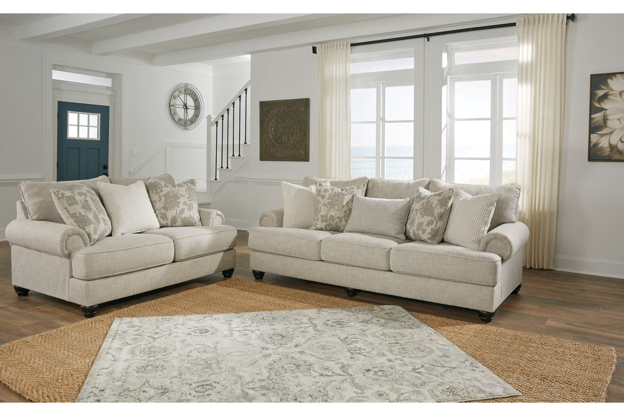 Asanti Fog Sofa and Loveseat -  Ashley - Luna Furniture