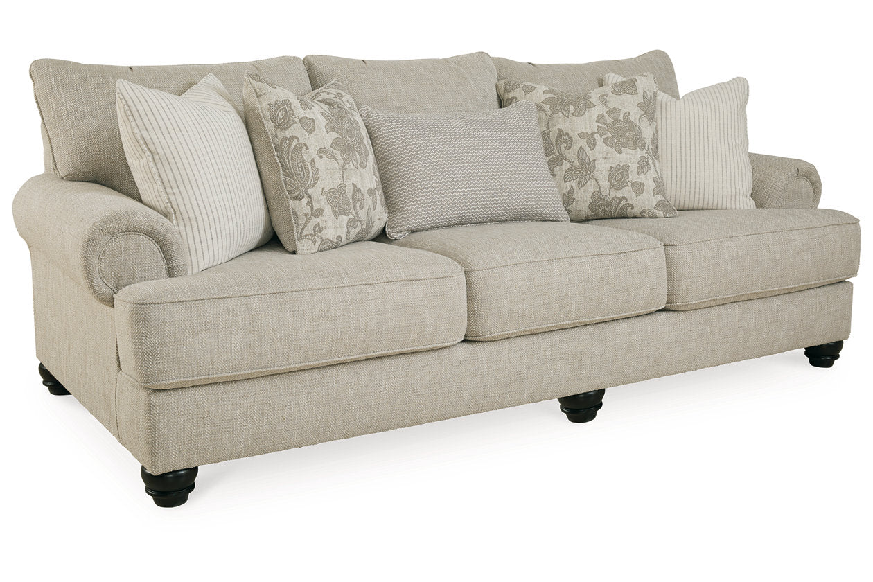 Asanti Fog Sofa, Loveseat and Ottoman -  Ashley - Luna Furniture