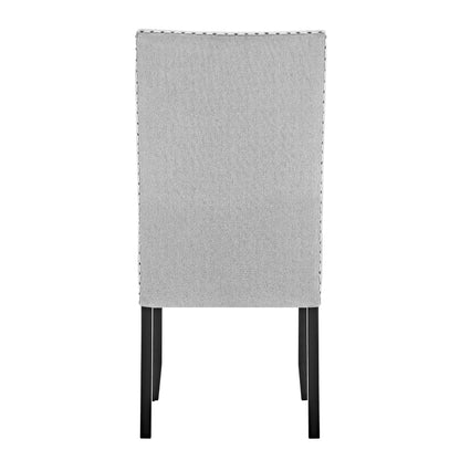Varley Light Gray Genuine Marble Dining Set from Crown Mark - Luna Furniture