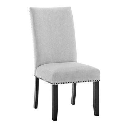 Varley Light Gray Genuine Marble Dining Set from Crown Mark - Luna Furniture