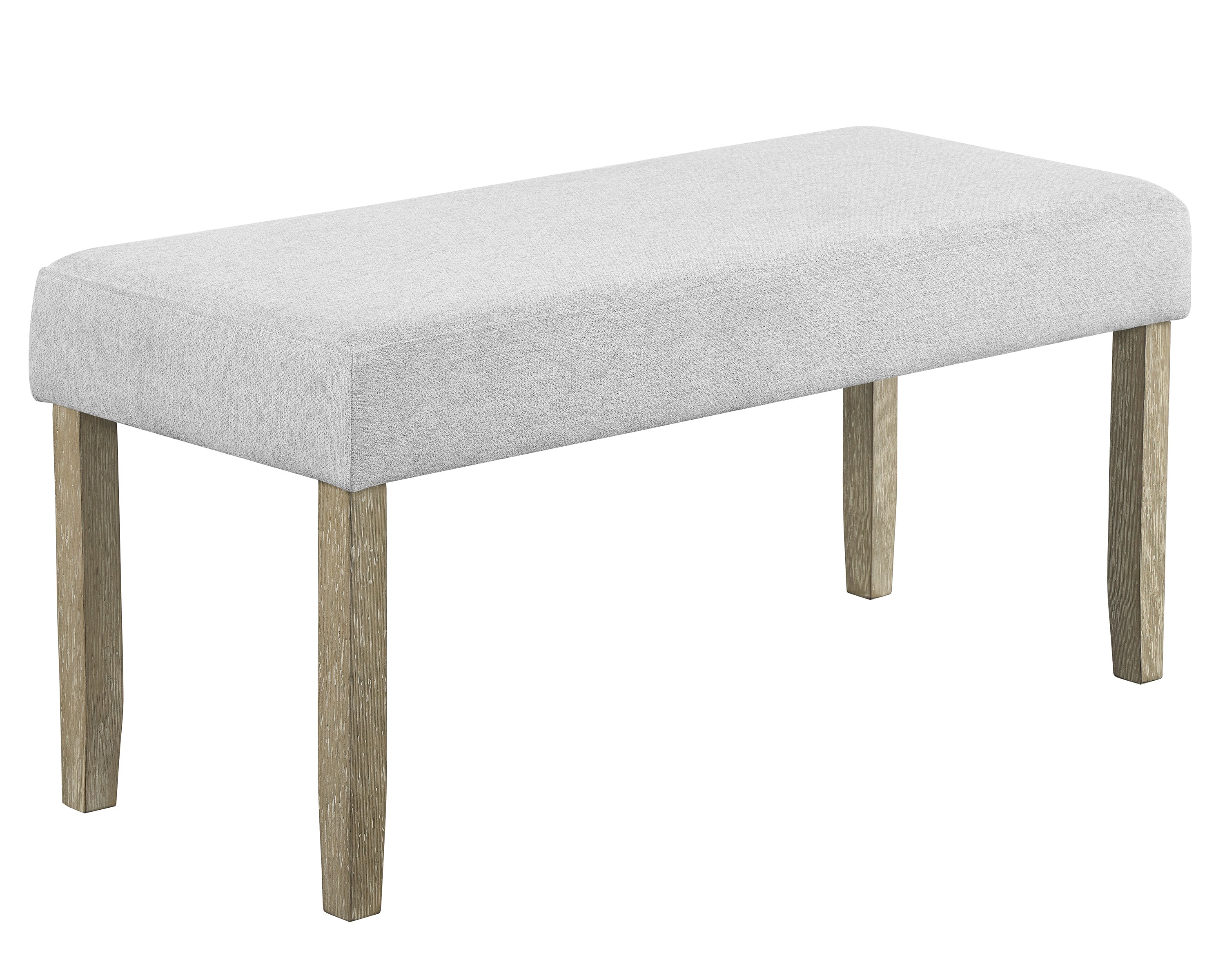 Dune Light Gray Genuine Marble Dining Set from Crown Mark - Luna Furniture