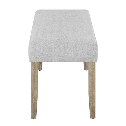 Dune Light Gray Genuine Marble Dining Set from Crown Mark - Luna Furniture