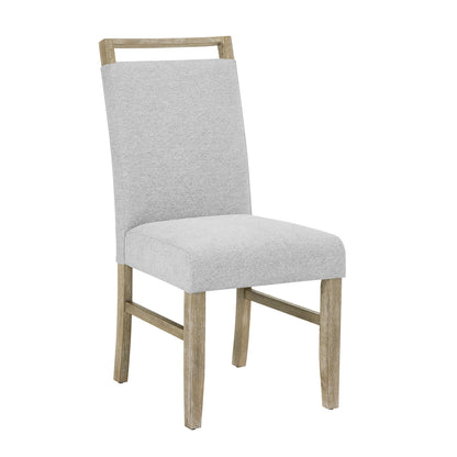 Dune Light Gray Genuine Marble Dining Set from Crown Mark - Luna Furniture