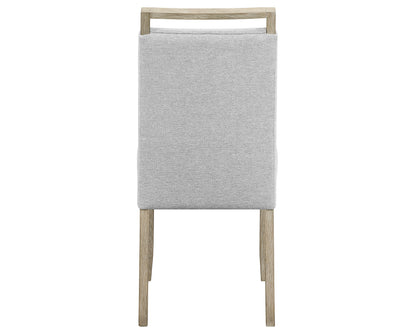 Dune Light Gray Genuine Marble Dining Set from Crown Mark - Luna Furniture