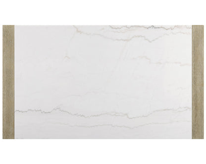 Dune Light Gray Genuine Marble Dining Table from Crown Mark - Luna Furniture