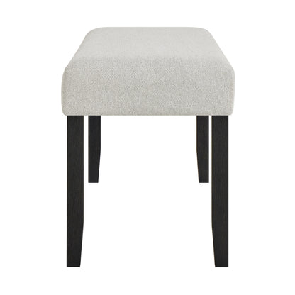 Jules Black/Light Gray Faux Marble Dining Set from Crown Mark - Luna Furniture