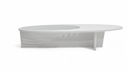 133 White Coffee Table - 133WHITE-COF