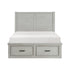 1337-1* (3) Queen Platform Bed with Footboard Storage - 1337-1*