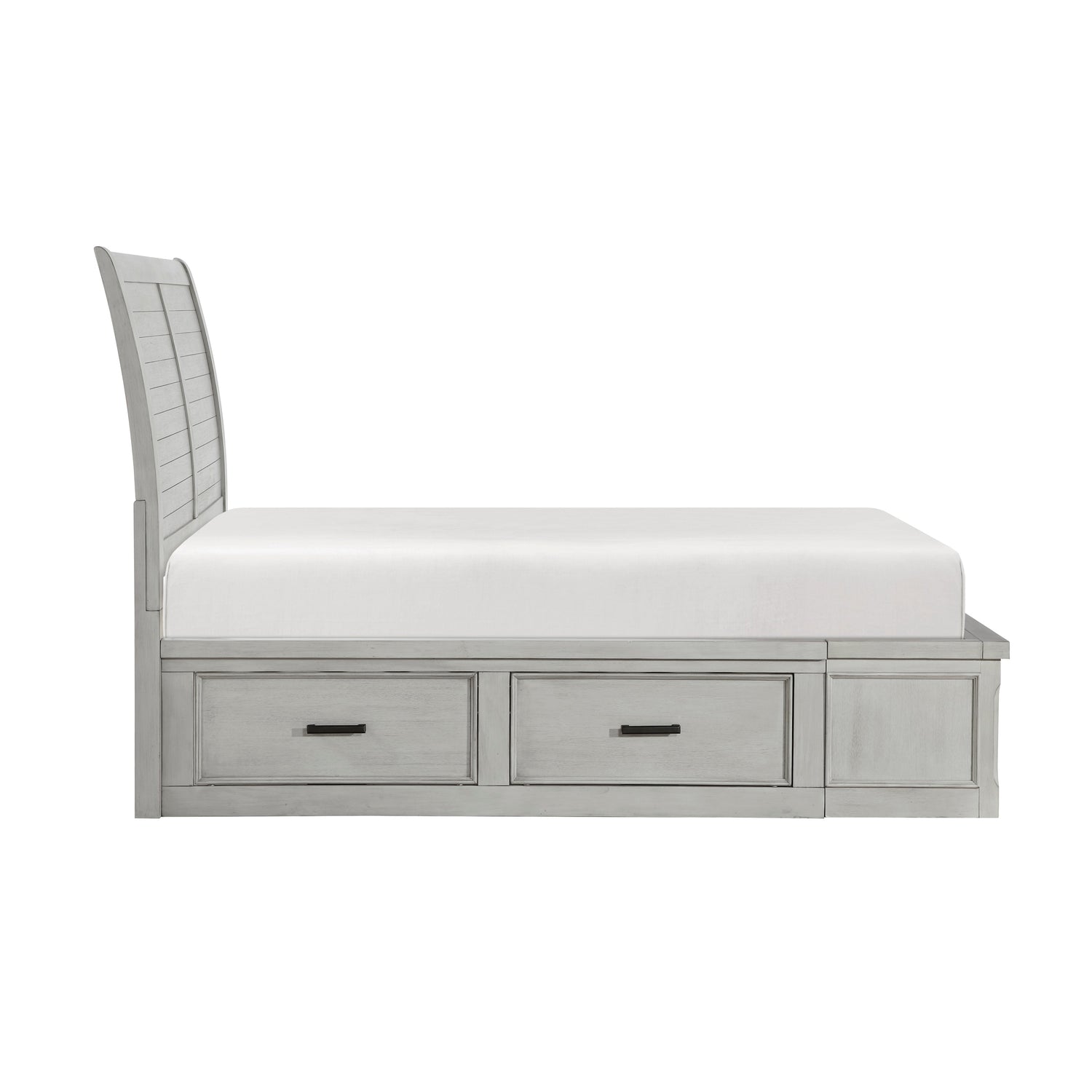 Willowbrook Light Gray Queen Storage Platform Bed from Homelegance - Luna Furniture
