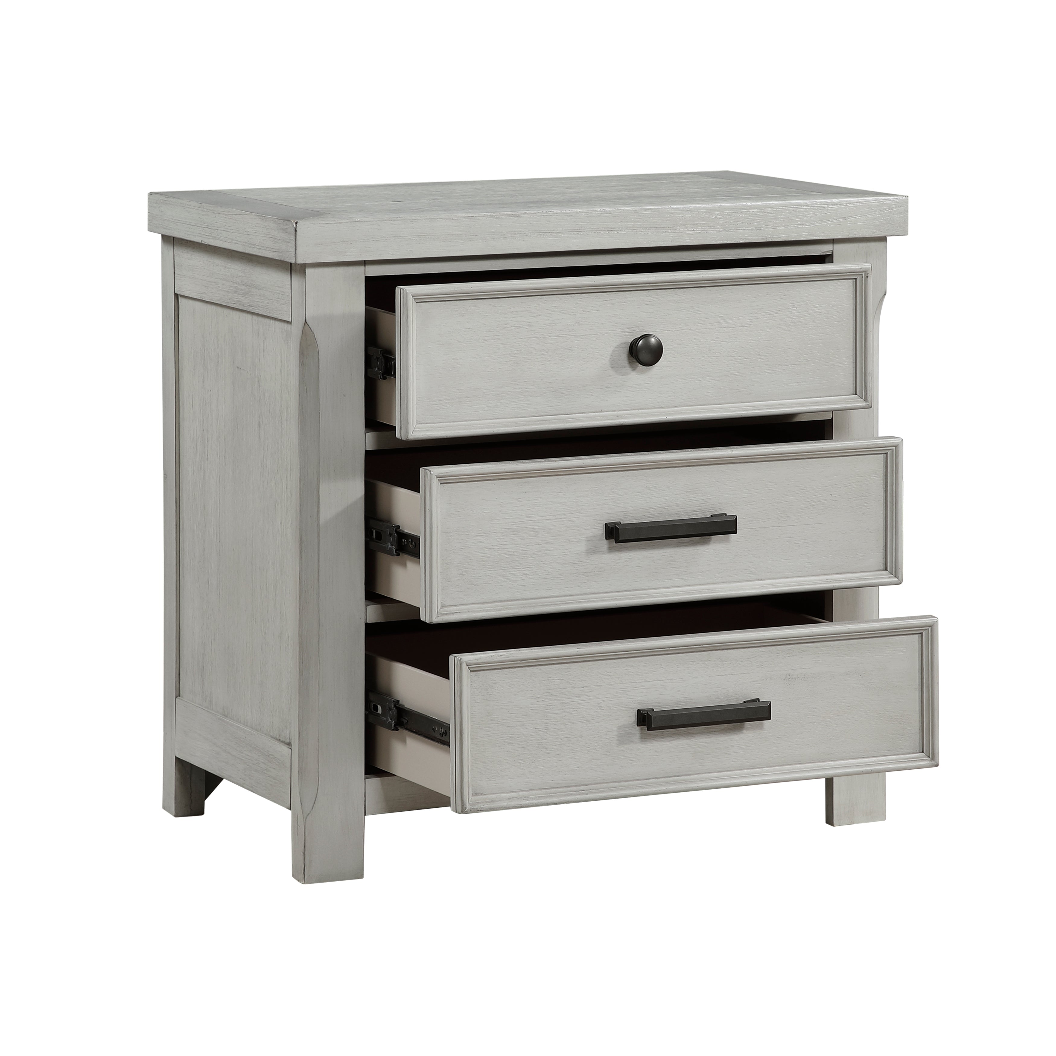 Willowbrook Light Gray Storage Platform Bedroom Set from Homelegance - Luna Furniture