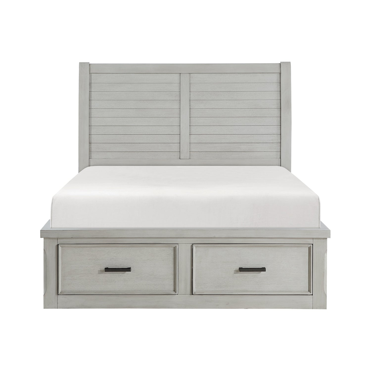 Willowbrook Light Gray Storage Platform Bedroom Set from Homelegance - Luna Furniture