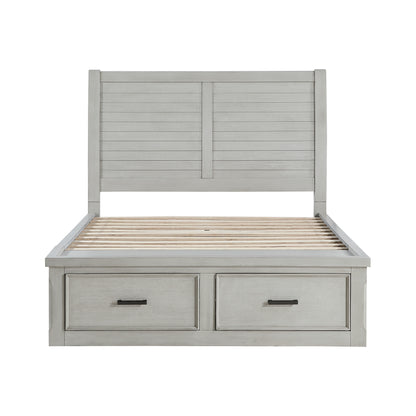 1337K-1EK* (3) Eastern King Platform Bed with Footboard Storage - 1337K-1EK*