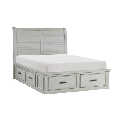 Willowbrook Light Gray Storage Platform Bedroom Set from Homelegance - Luna Furniture