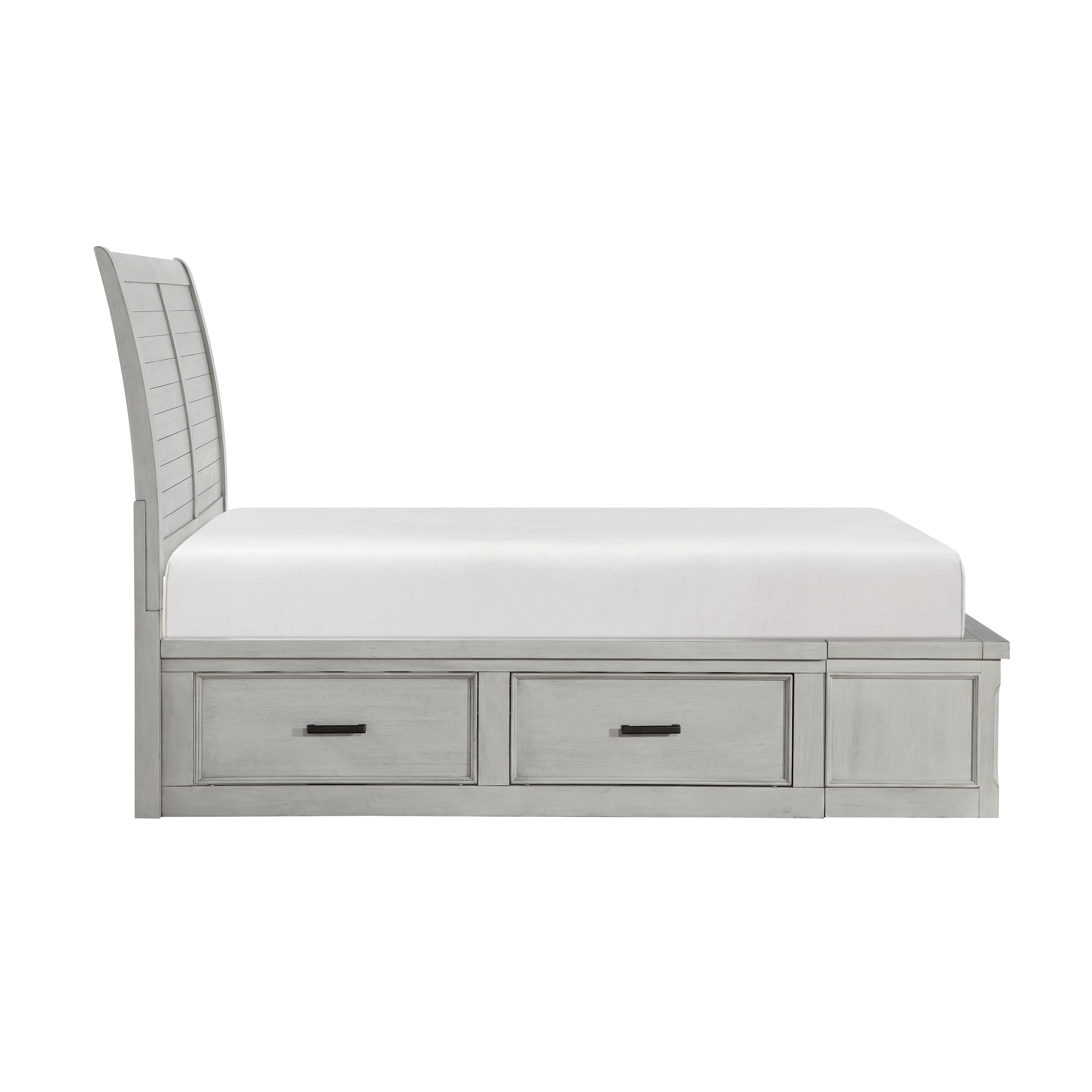 1337K-1EK* (3) Eastern King Platform Bed with Footboard Storage - 1337K-1EK*