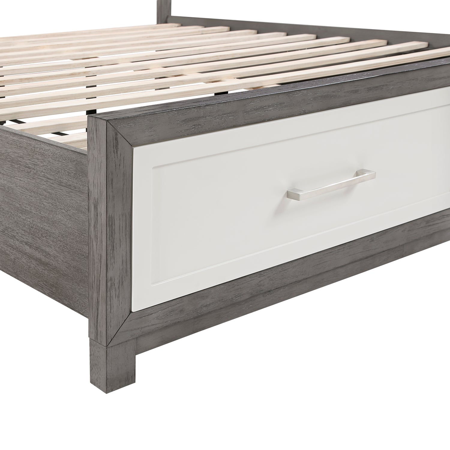 1366F-1* (3) Full Platform Bed with Footboard Storage - 1366F-1*