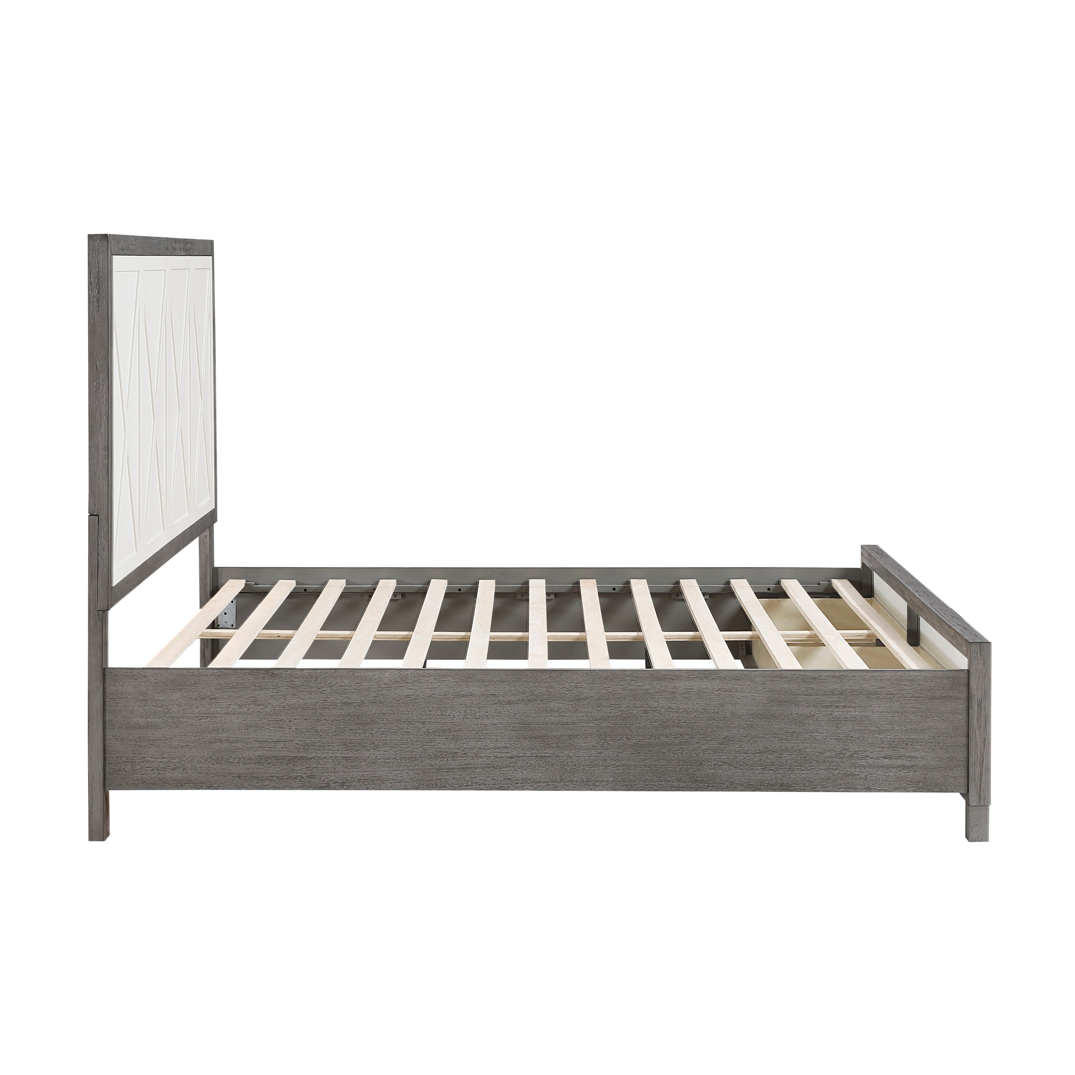 1366K-1EK* (3) Eastern King Platform Bed with Footboard Storage - 1366K-1EK*