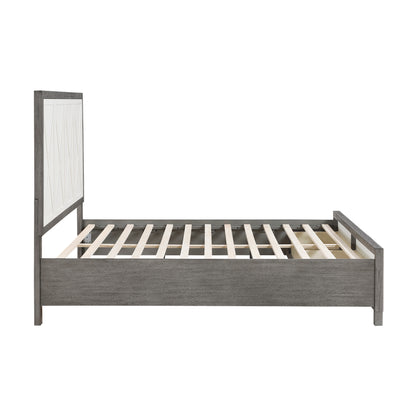 1366K-1EK* (3) Eastern King Platform Bed with Footboard Storage - 1366K-1EK*