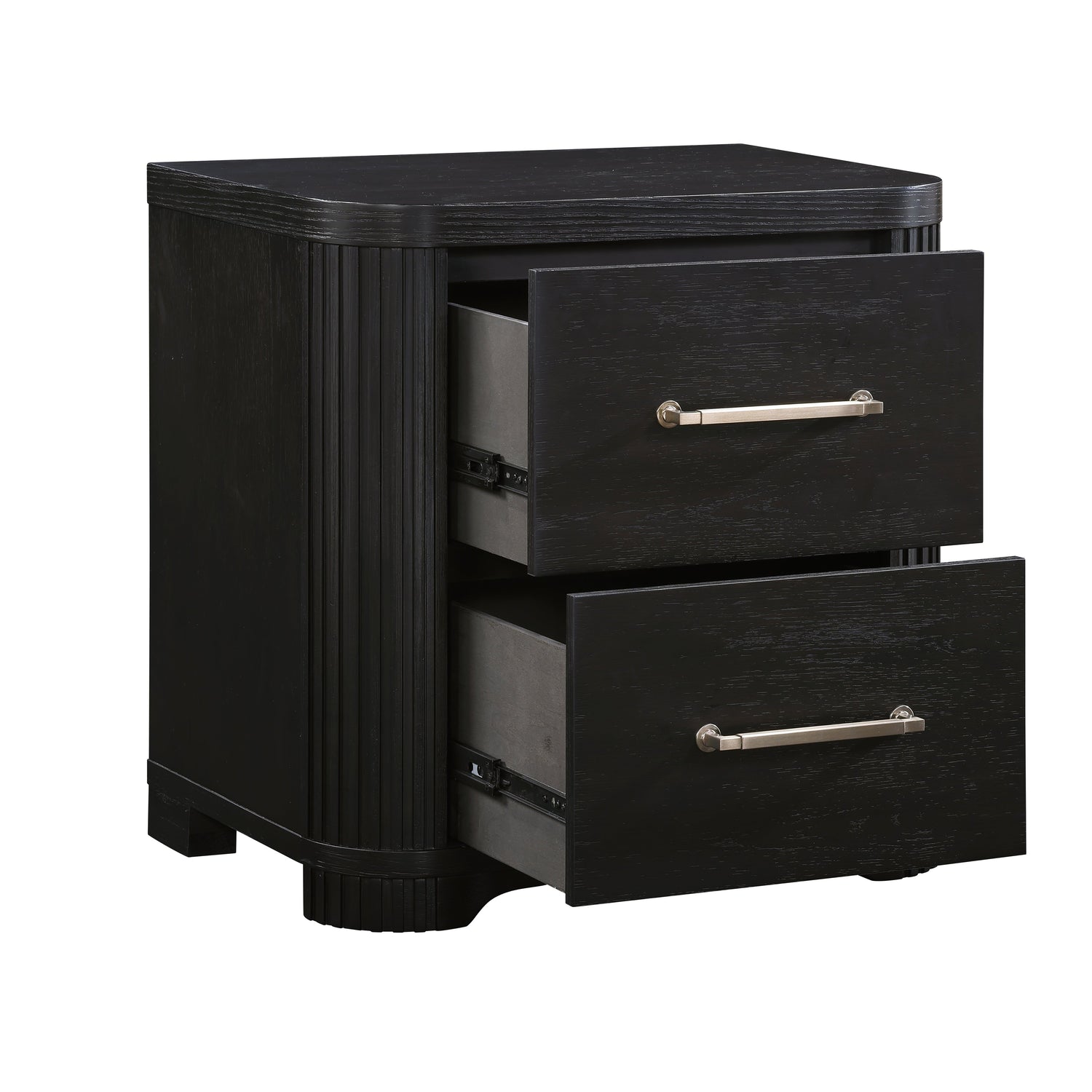 Gilbert Charcoal Storage Platform Bedroom Set from Homelegance - Luna Furniture