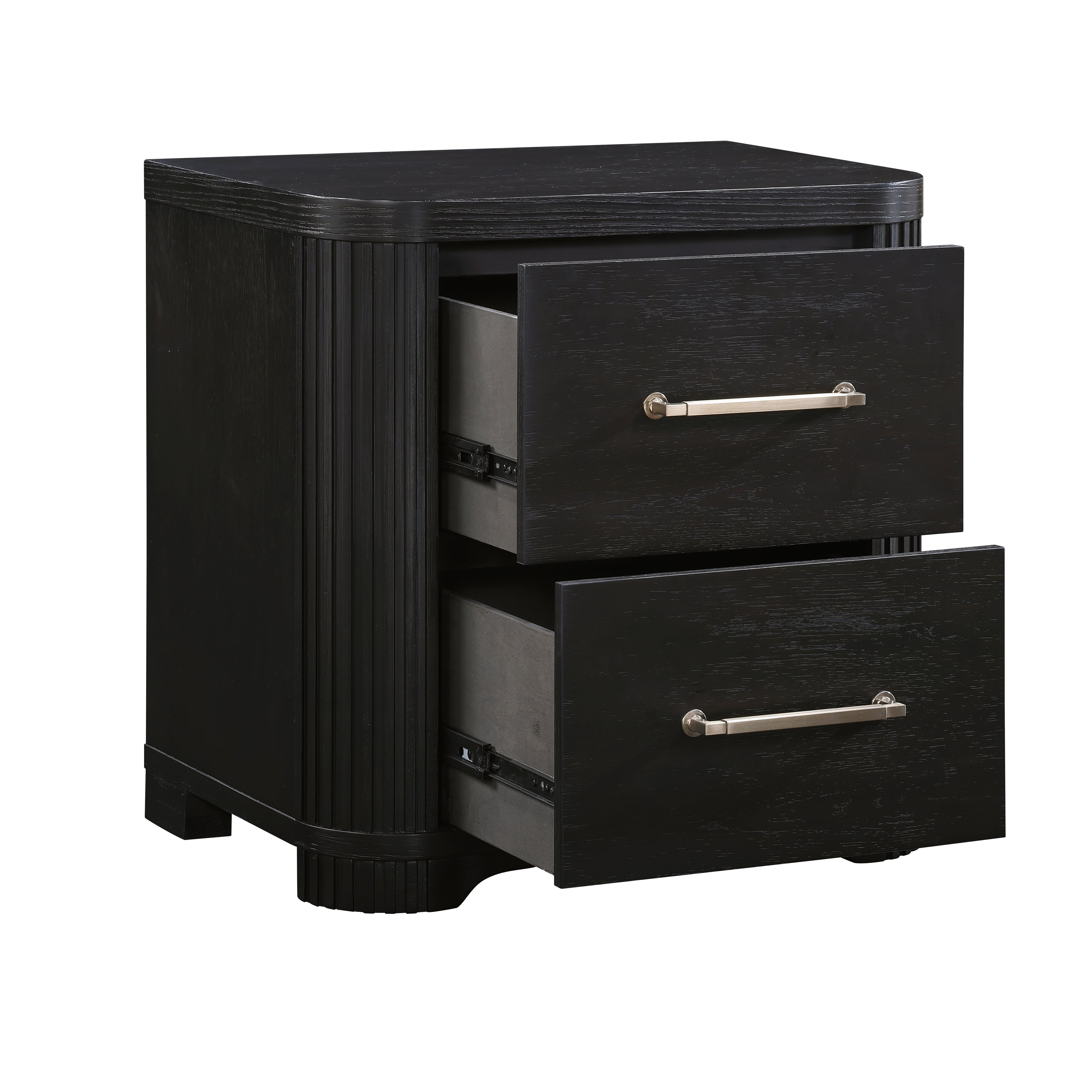 Gilbert Charcoal Storage Platform Bedroom Set from Homelegance - Luna Furniture