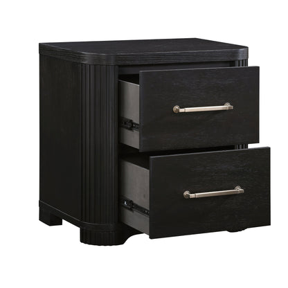 Gilbert Charcoal Storage Platform Bedroom Set from Homelegance - Luna Furniture