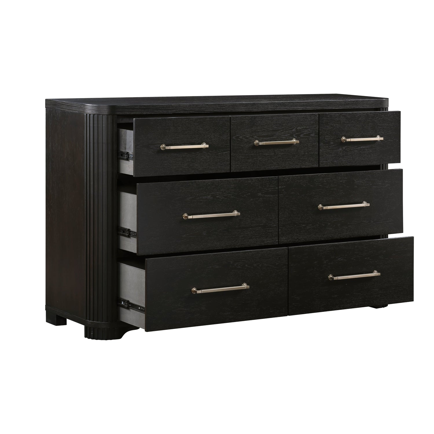 Gilbert Charcoal Storage Platform Bedroom Set from Homelegance - Luna Furniture