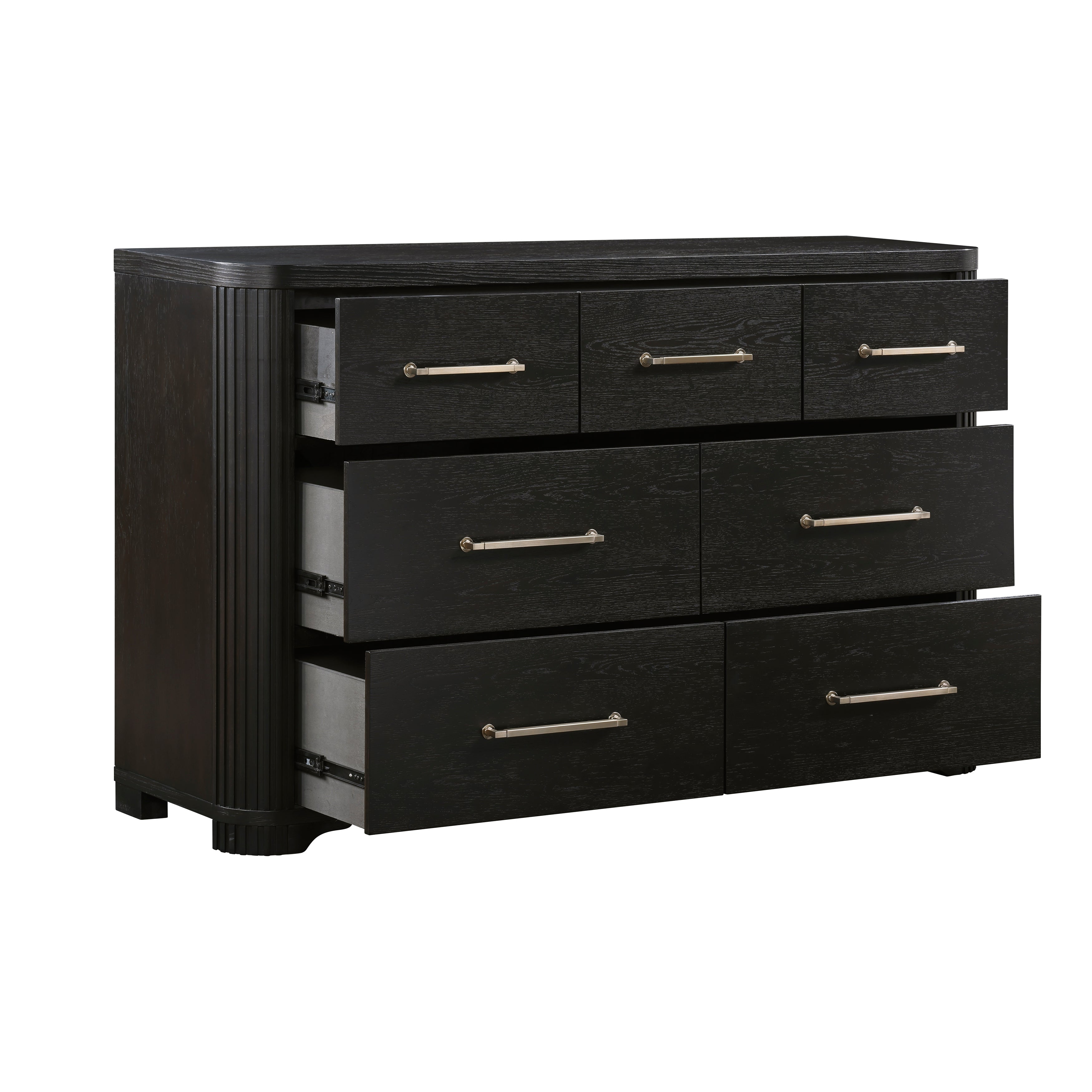 Gilbert Charcoal Storage Platform Bedroom Set from Homelegance - Luna Furniture