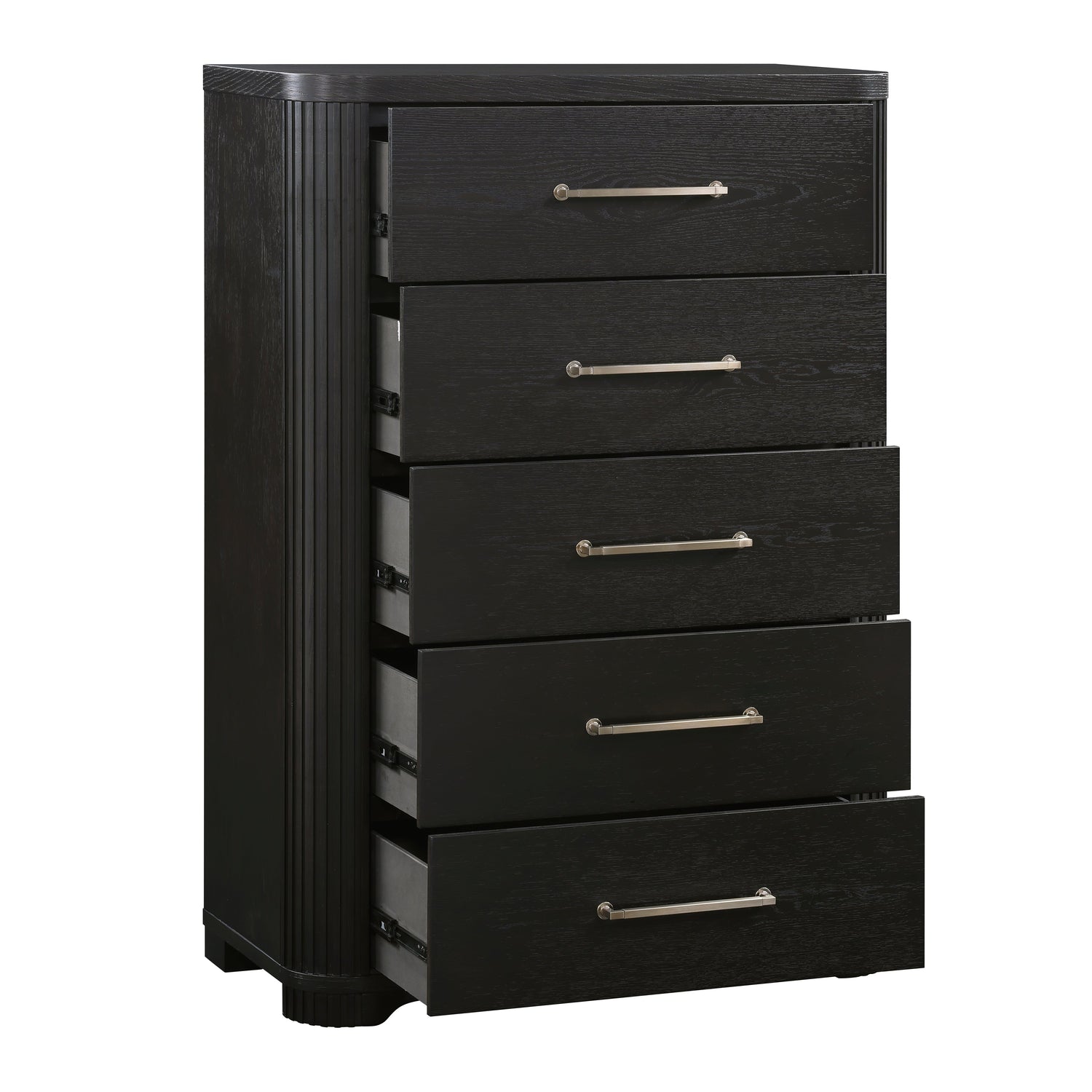 Gilbert Charcoal Storage Platform Bedroom Set from Homelegance - Luna Furniture
