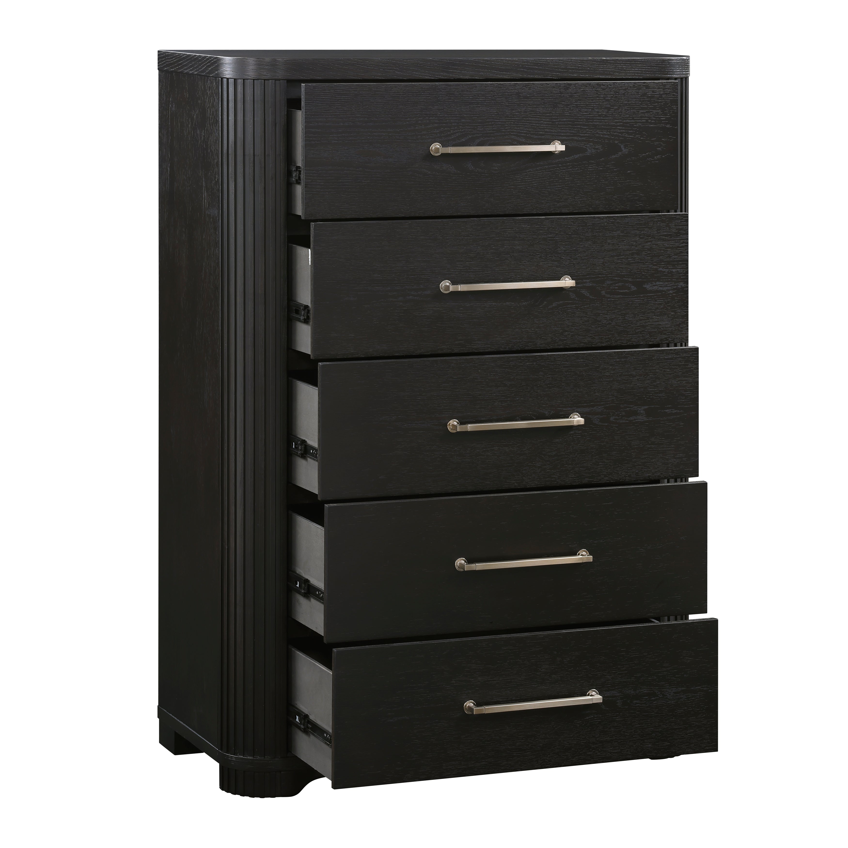 Gilbert Charcoal Storage Platform Bedroom Set from Homelegance - Luna Furniture