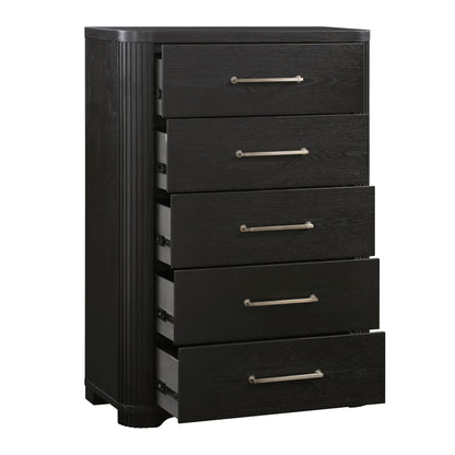 Gilbert Charcoal Storage Platform Bedroom Set from Homelegance - Luna Furniture