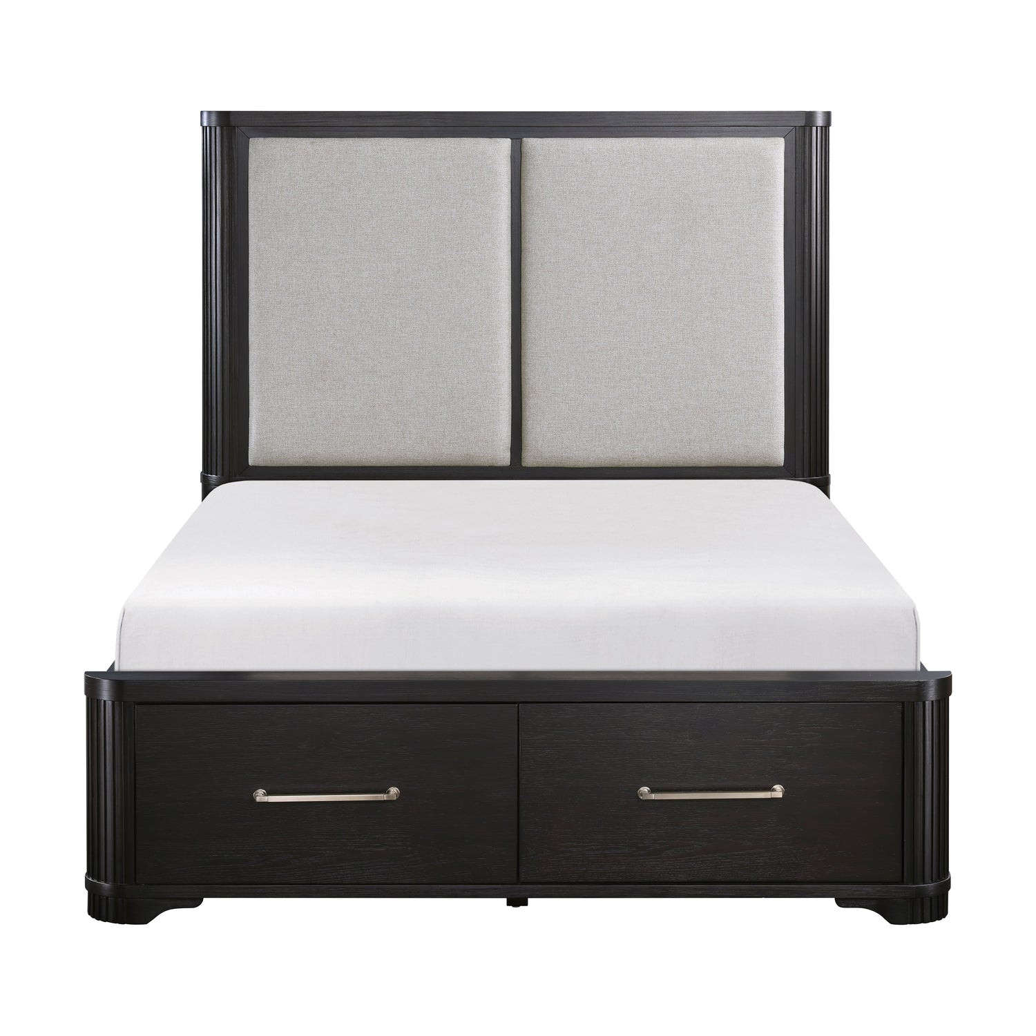 Gilbert Charcoal Storage Platform Bedroom Set from Homelegance - Luna Furniture