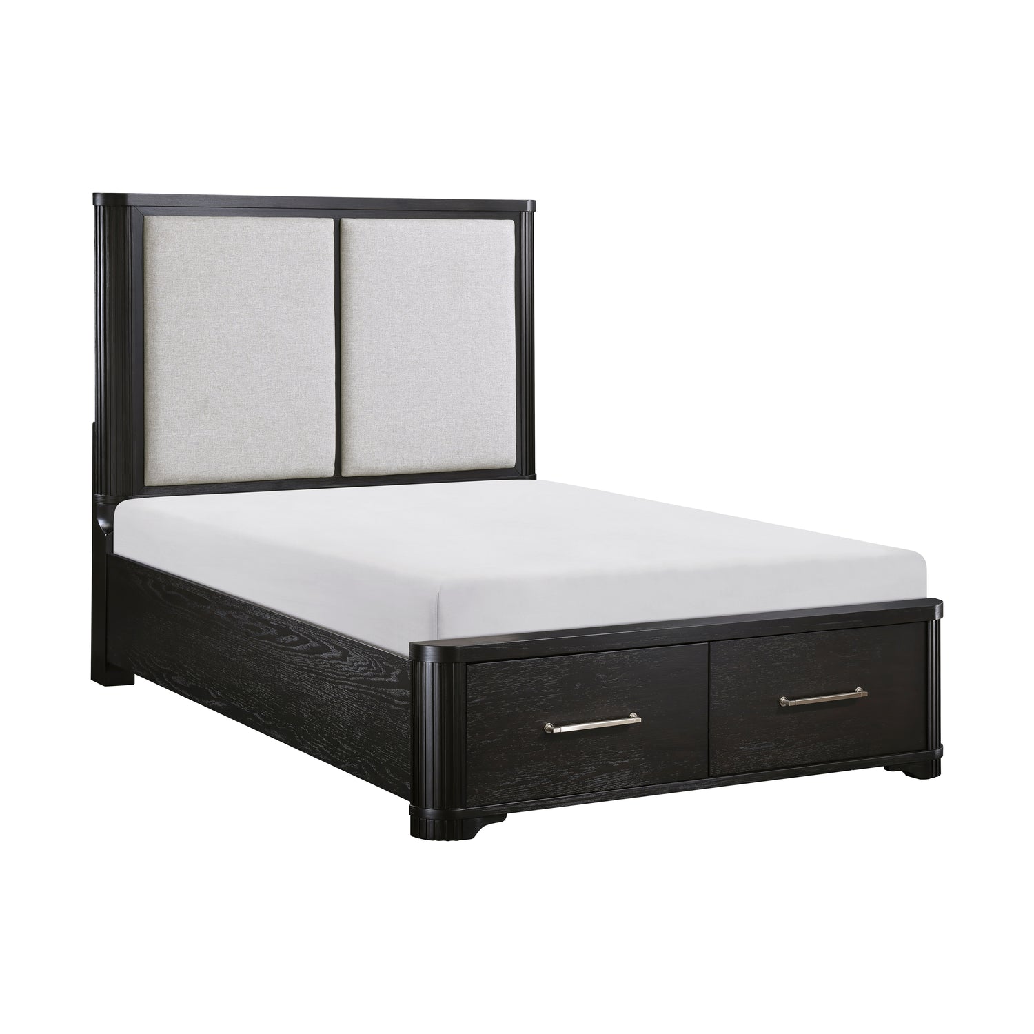1381K-1EK* (3) Eastern King Platform Bed with Footboard Storage - 1381K-1EK*
