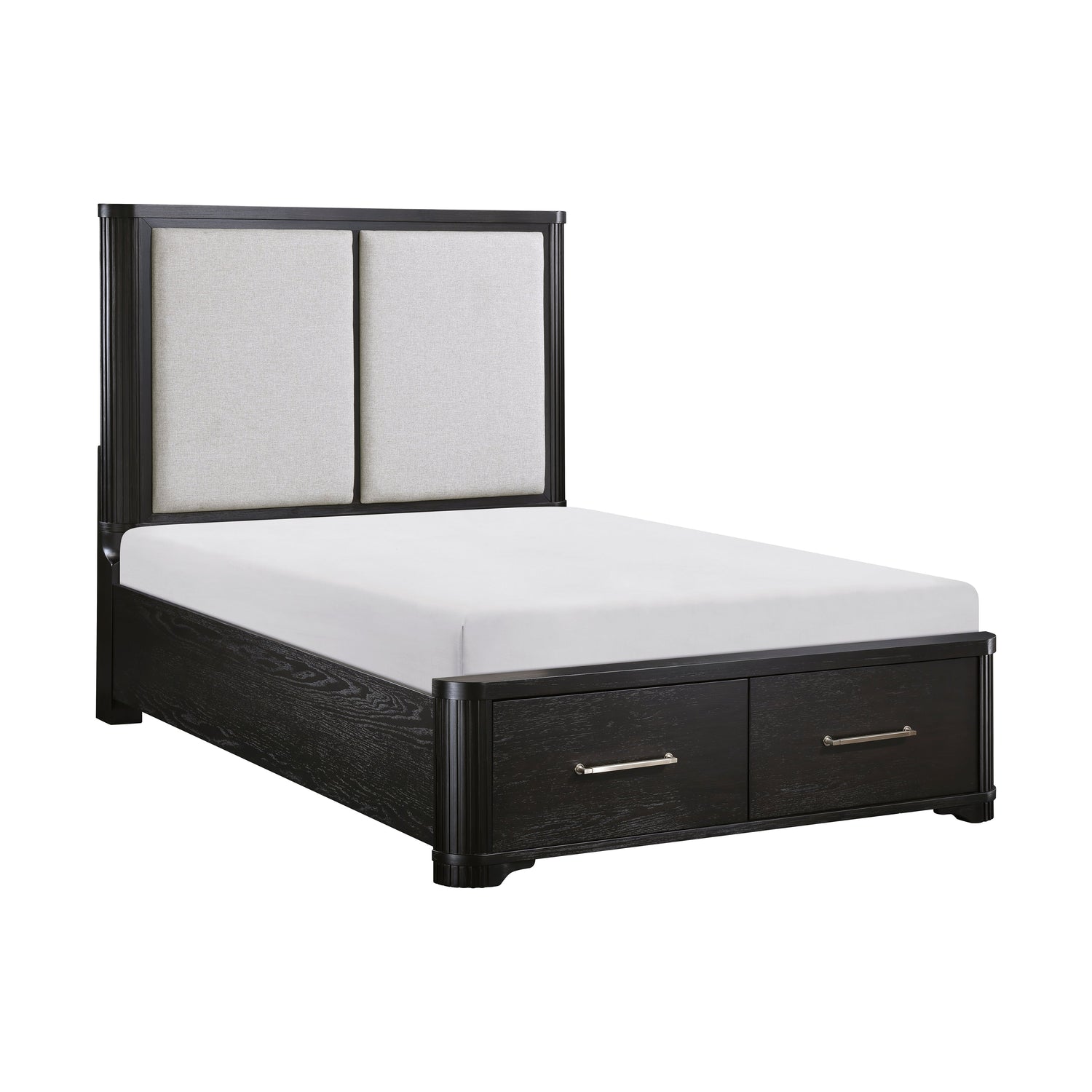 Gilbert Charcoal Storage Platform Bedroom Set from Homelegance - Luna Furniture